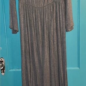Torrid Heather Gray Maxi Dress